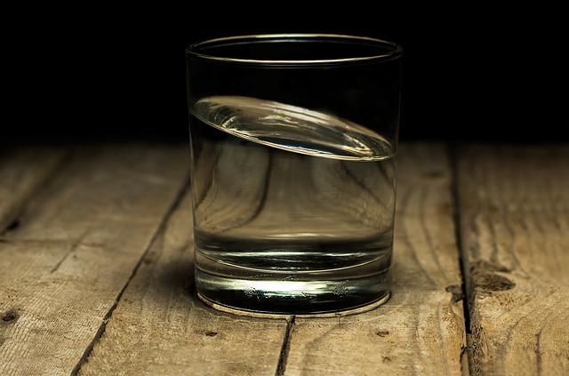 Glass med vann